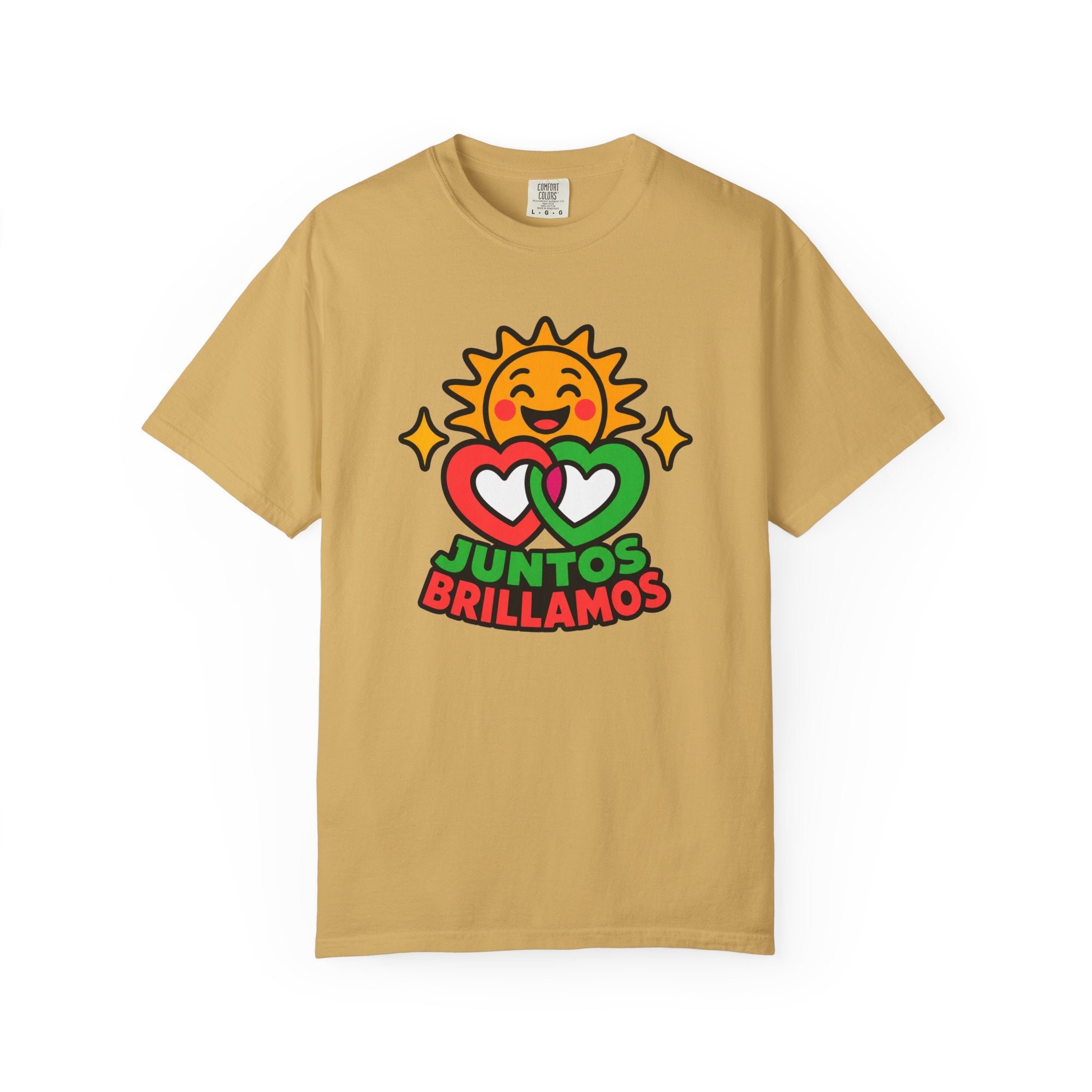 Juntos Brillamos Latino Heritage Heavyweight Tee ☀️❤️