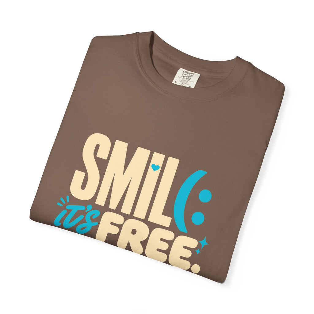 SMIL(: It’s Free Garment-Dyed Graphic Tee