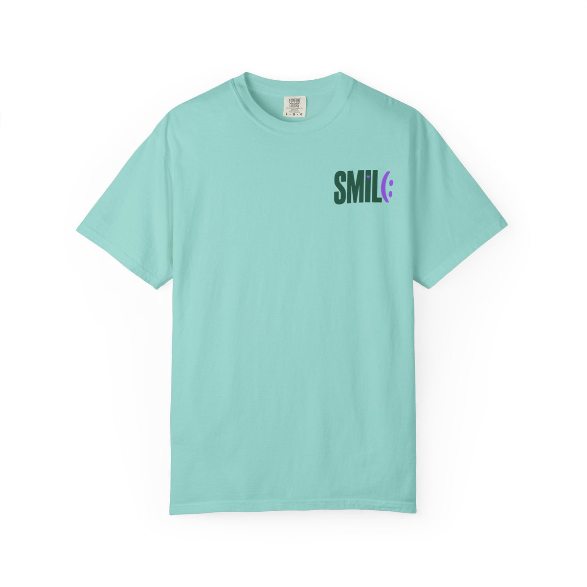SMILE IT’S FREE! Front-and-Back Garment-Dyed Tee