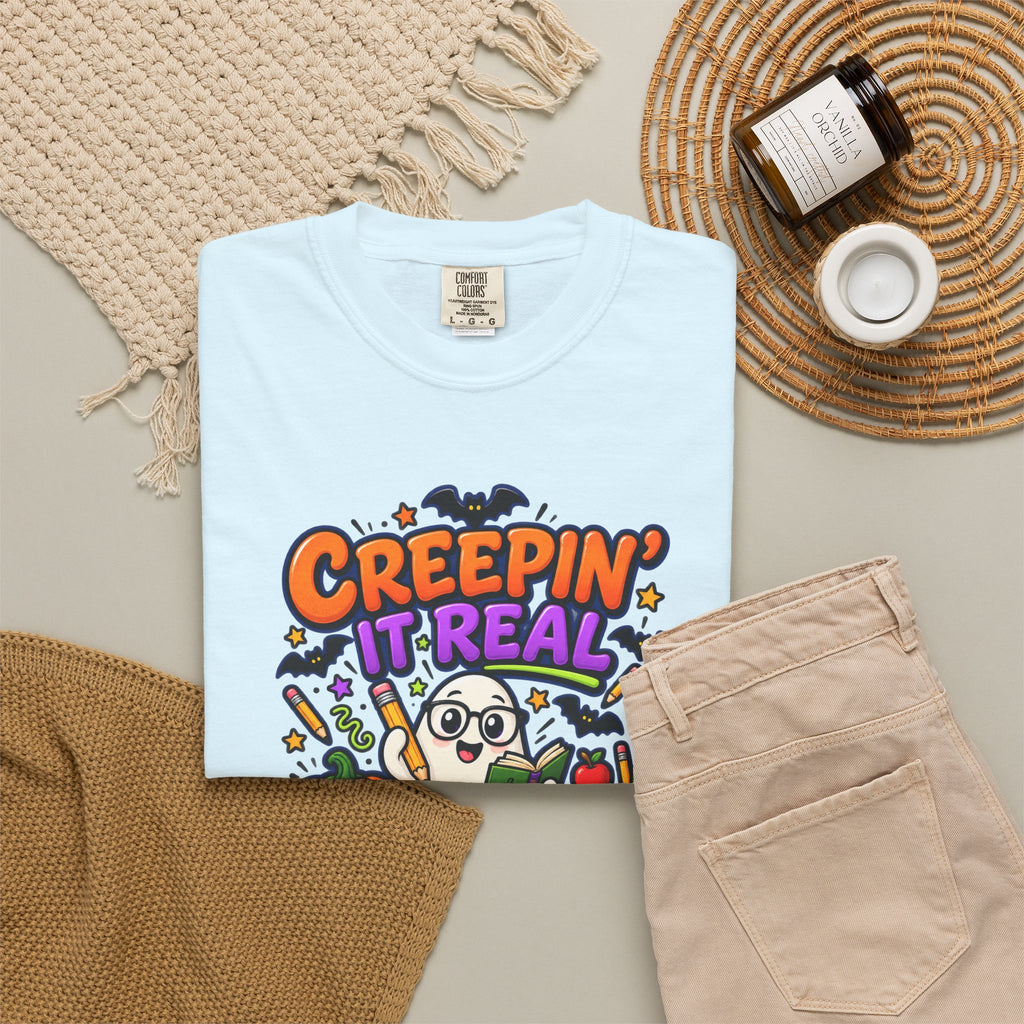 Creepin' It Real in the Classroom Halloween T-Shirt
