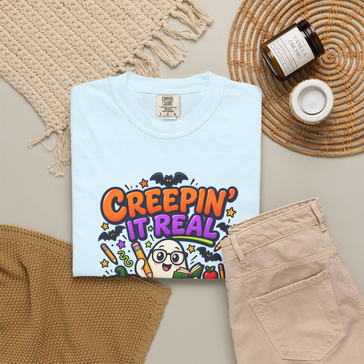 Creepin' It Real in the Classroom Halloween T-Shirt