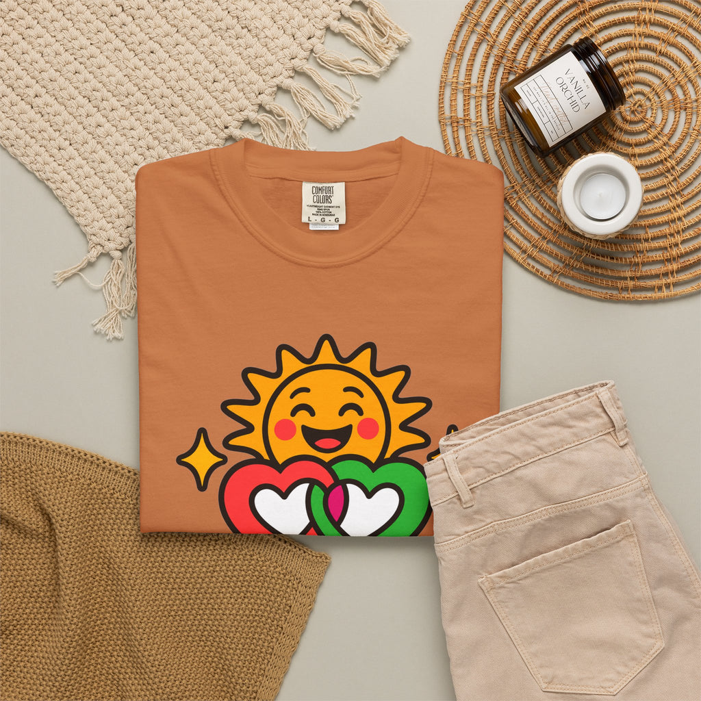 Juntos Brillamos Latino Heritage Heavyweight Tee ☀️❤️