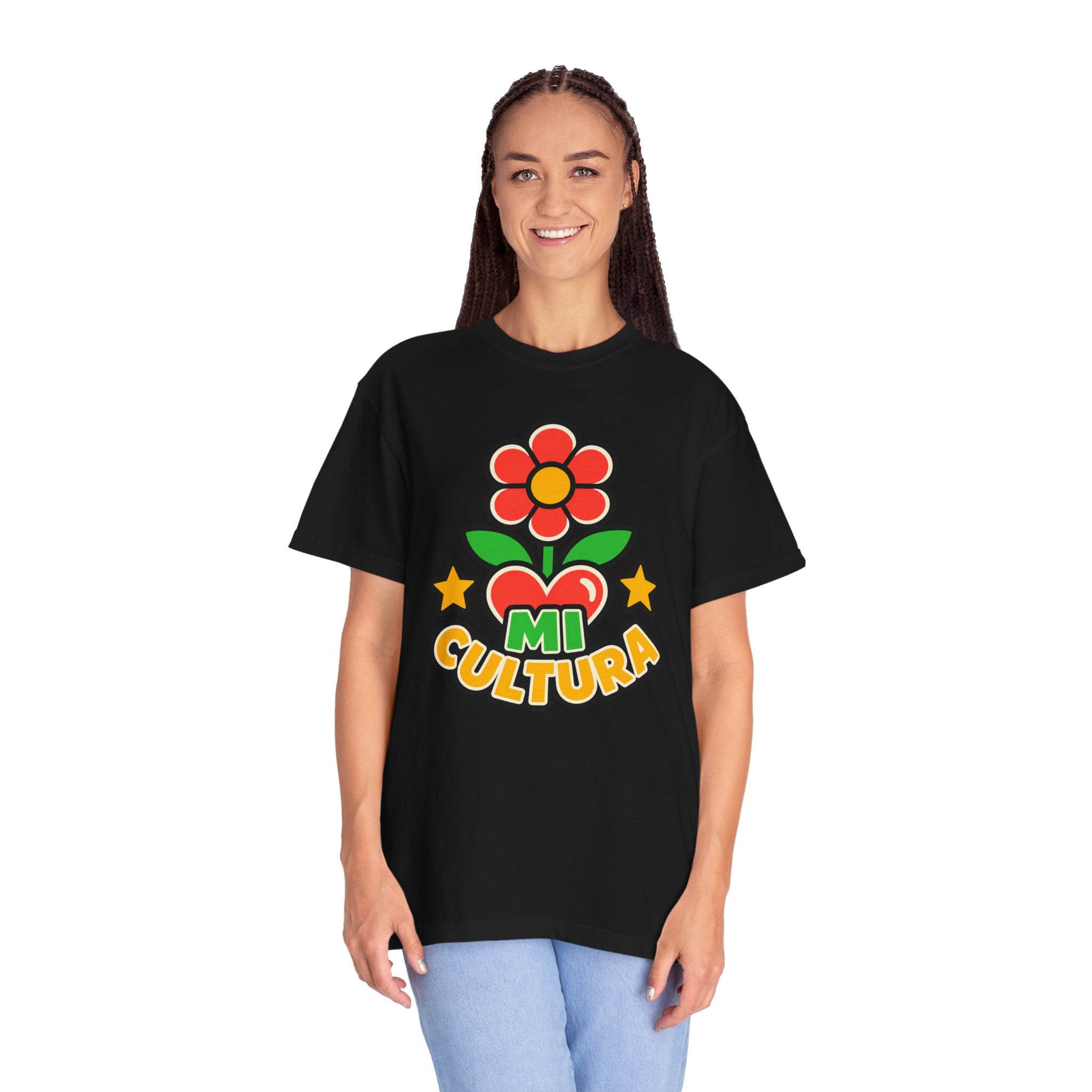 Mi Cultura Latino Heritage Heavyweight Tee 🌺❤️