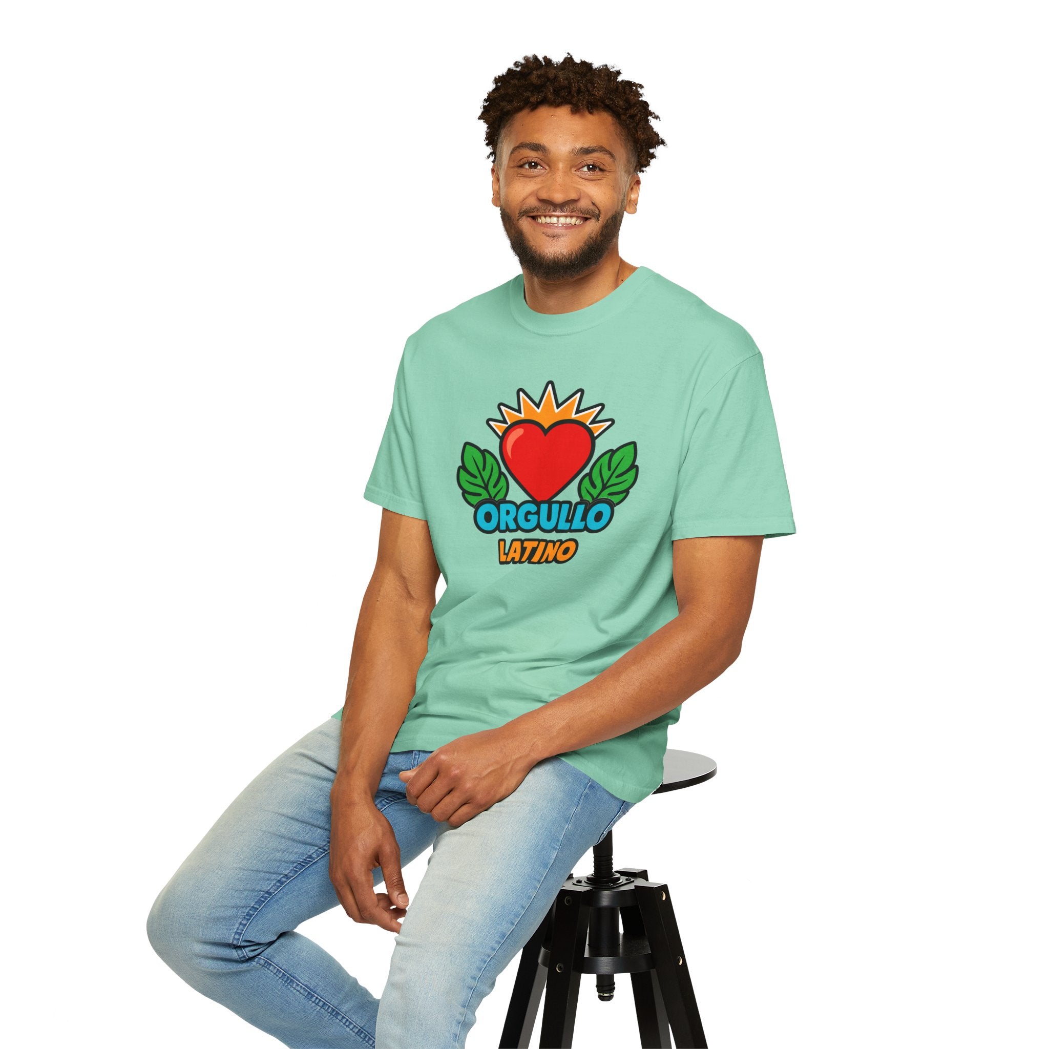 Orgullo Latino Heritage Heavyweight Tee ❤️🌿