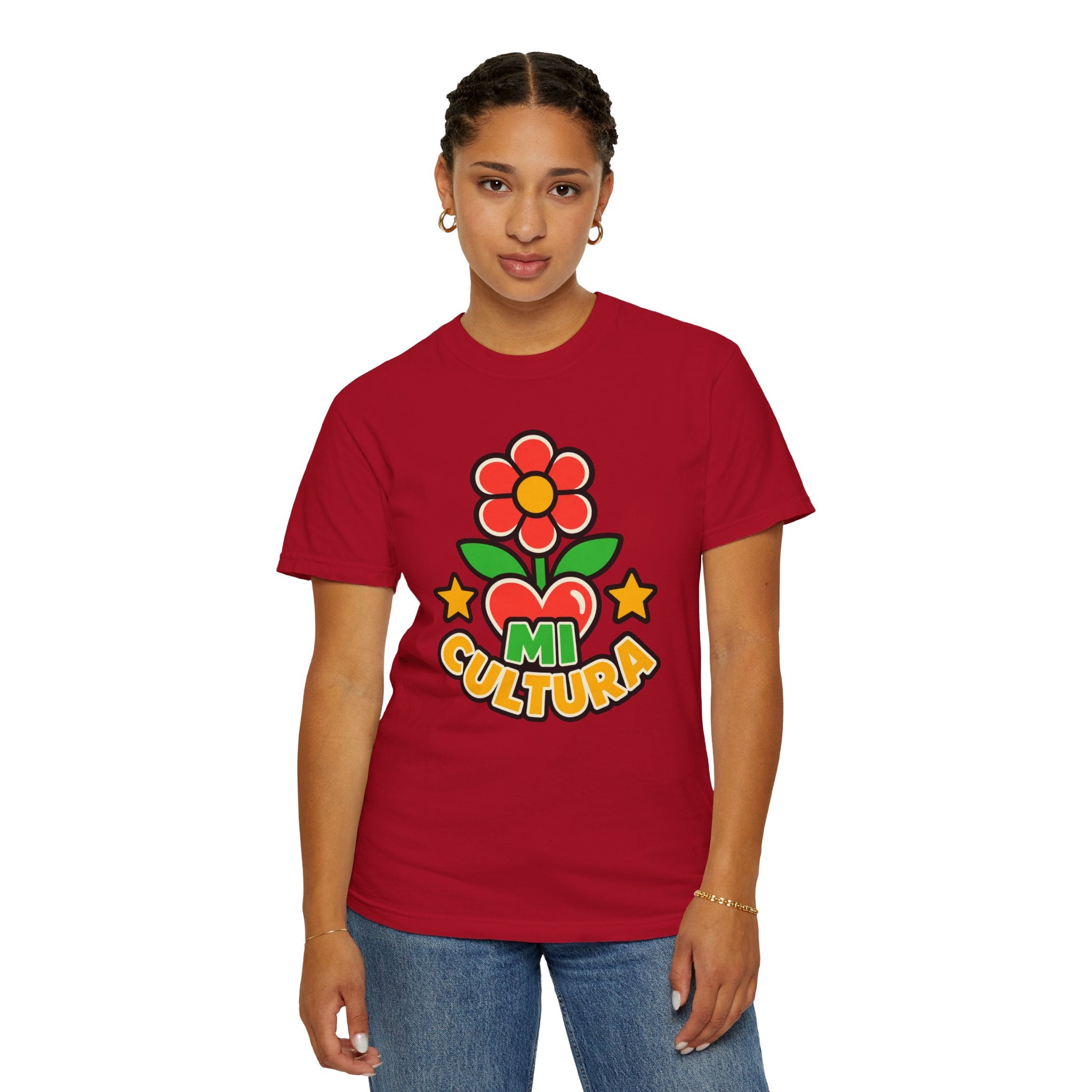 Mi Cultura Latino Heritage Heavyweight Tee 🌺❤️