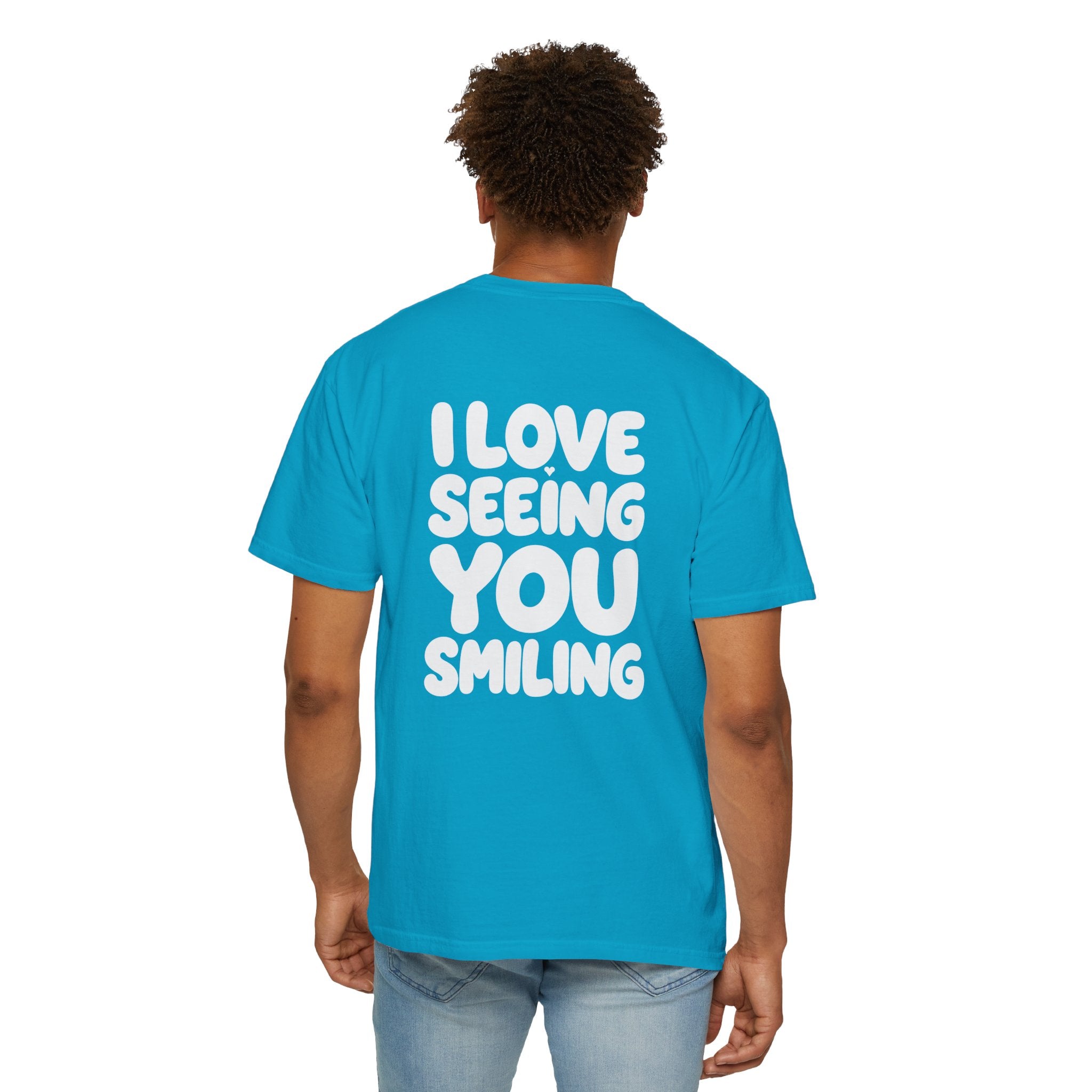 Hi Lovely Human — Inspirational Garment-Dyed Adult T-Shirt