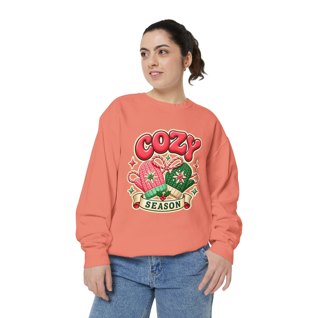 Cozy Season Christmas Sweatshirt 🧤🎄☕️