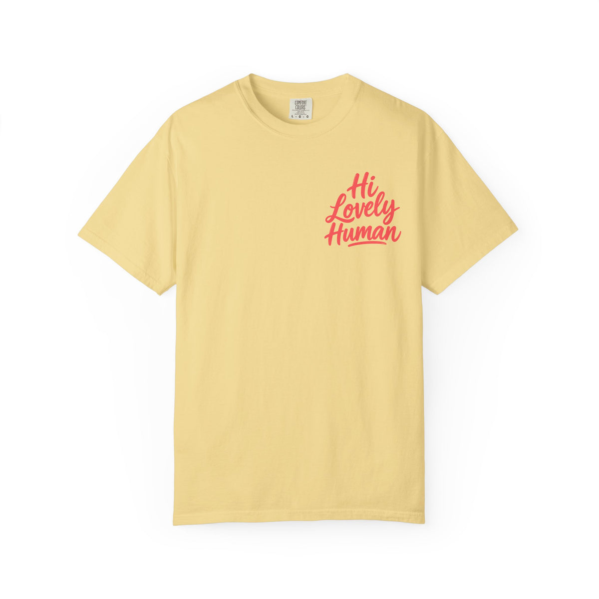 Hi Lovely Human Navy Garment-Dyed Comfort Colors® T-Shirt