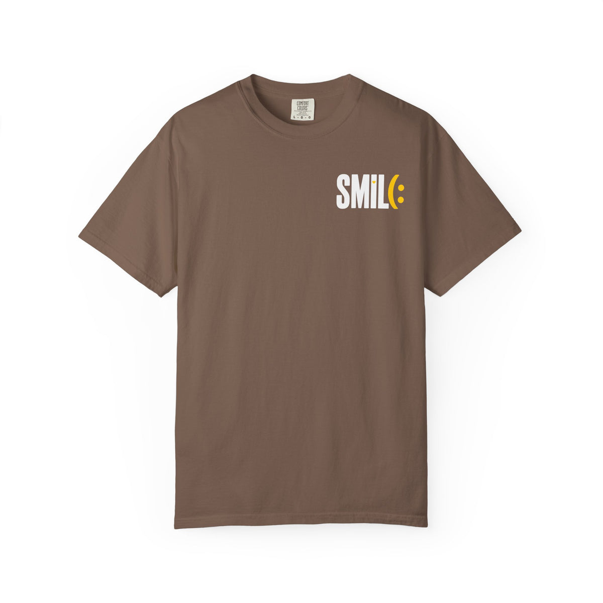 SMILE IT’S FREE! Front-and-Back Garment-Dyed Tee