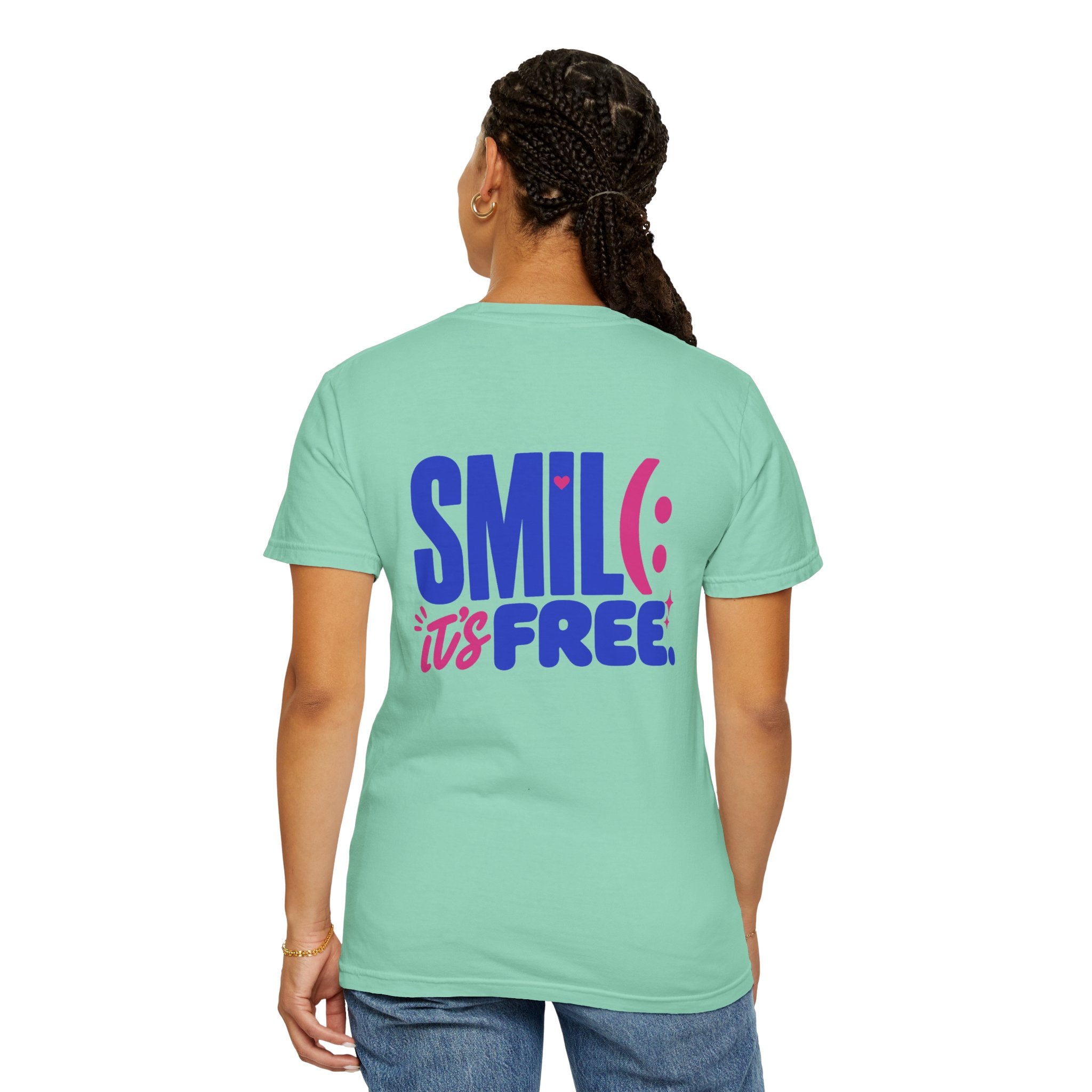 SMIL(: It’s Free Garment-Dyed Graphic Tee