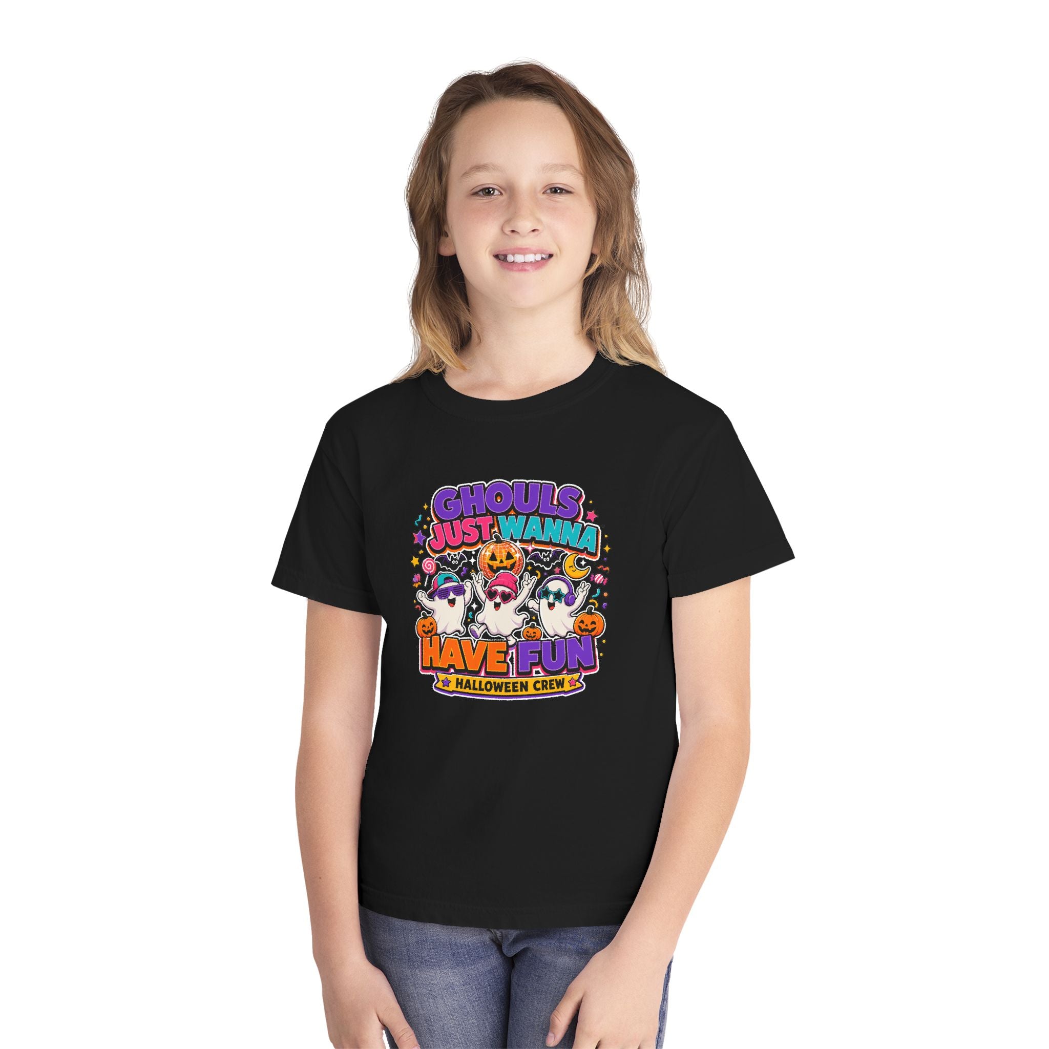 Ghouls Just Wanna Have Fun Youth Halloween Tee 🎃👻