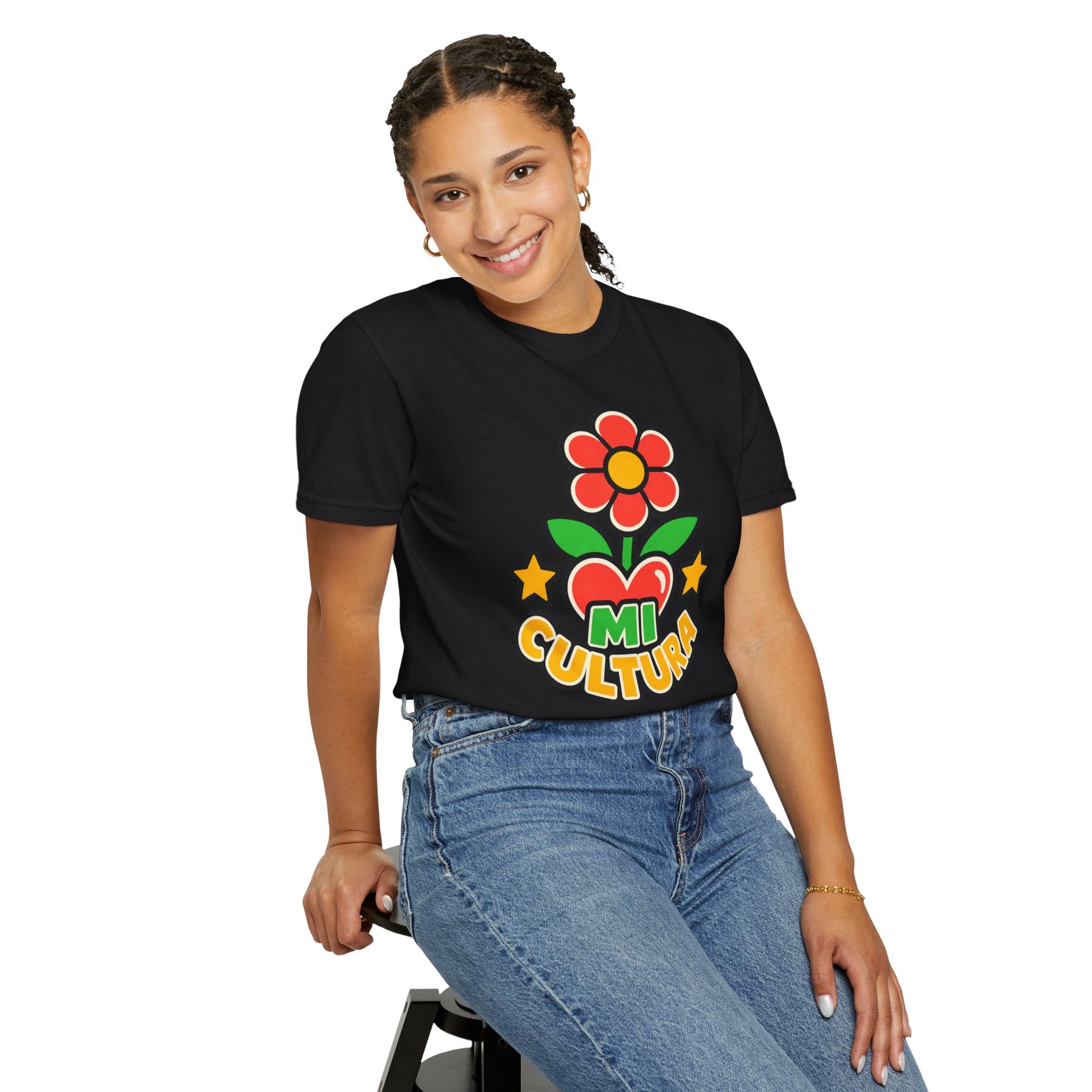 Mi Cultura Latino Heritage Heavyweight Tee 🌺❤️