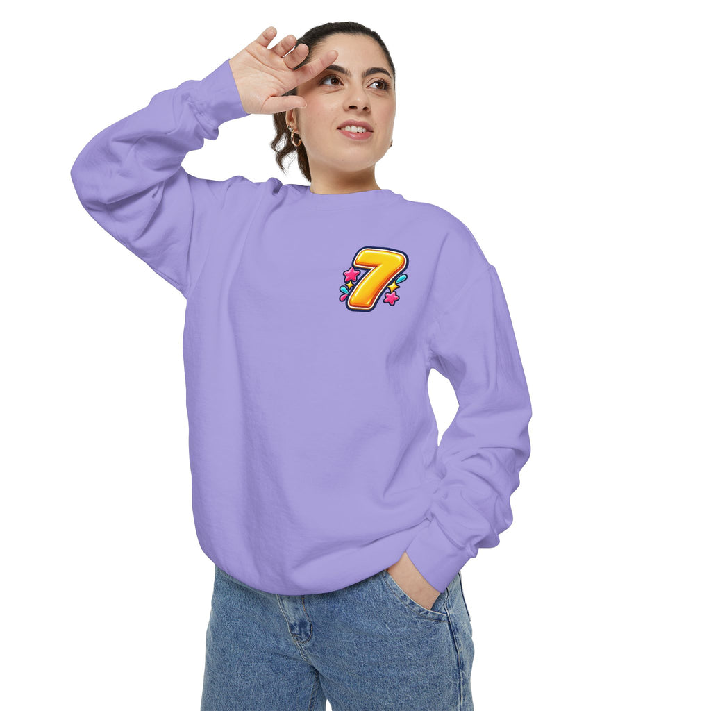 Seven Has “Even” in It, That’s Odd Sweatshirt | Funny Number 7 Crewneck 7️⃣🤔