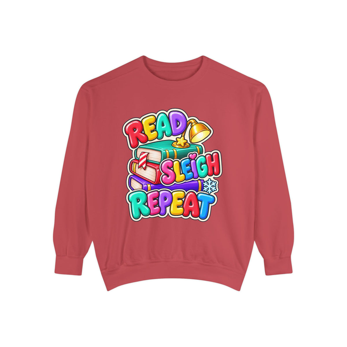 Read, Sleigh, Repeat Christmas Sweatshirt 📚🔔❄️
