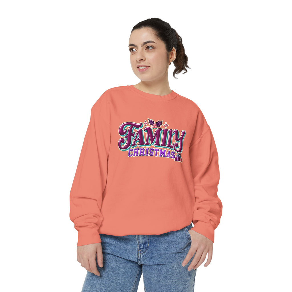 Family Christmas Retro Holiday Sweatshirt