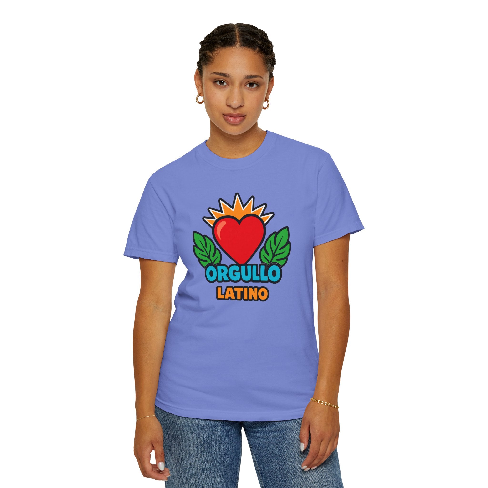 Orgullo Latino Heritage Heavyweight Tee ❤️🌿