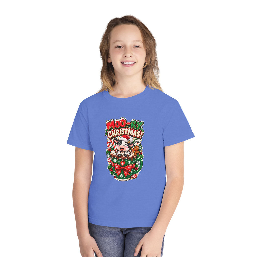 MOO-RY Christmas Youth Tee