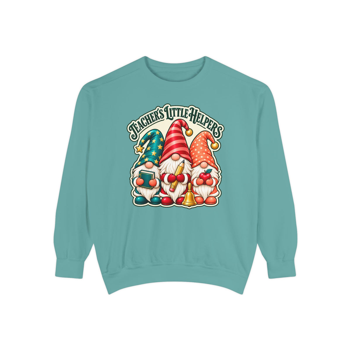 Teachers Little Helpers Gnome Christmas Sweatshirt