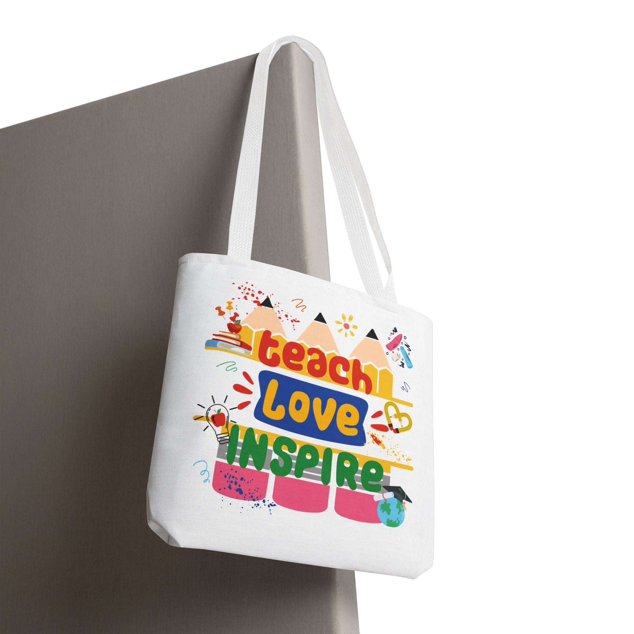 Teach Love Inspire - Double-Sided Teacher Tote Bag