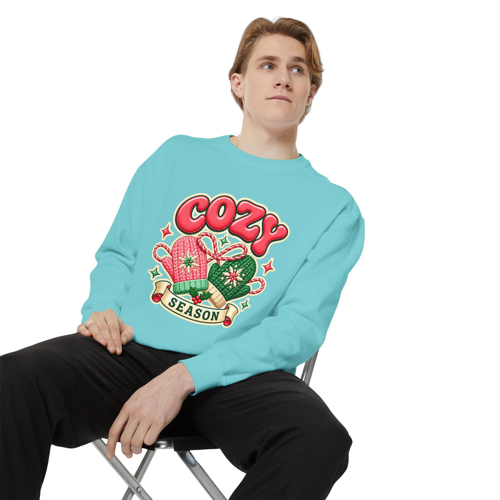 Cozy Season Christmas Sweatshirt 🧤🎄☕️