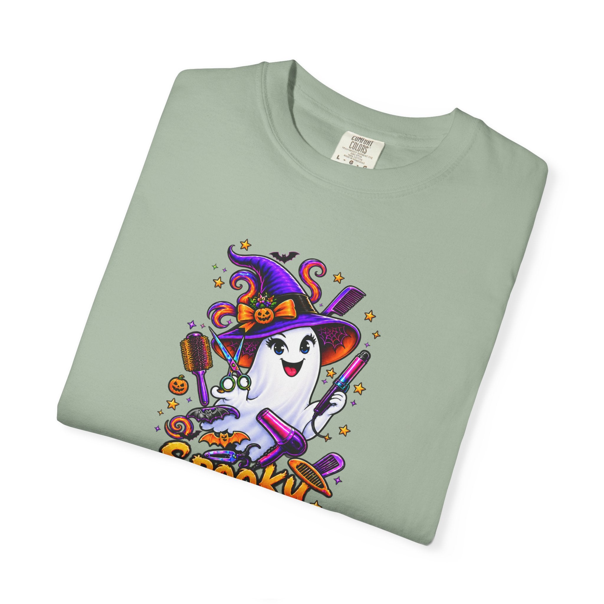 Spooky Stylist Halloween Tee – Adult Unisex Beauty Salon Party Shirt
