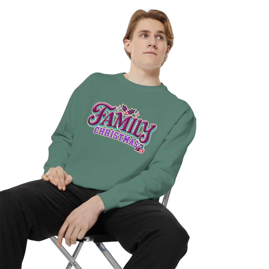 Family Christmas Retro Holiday Sweatshirt