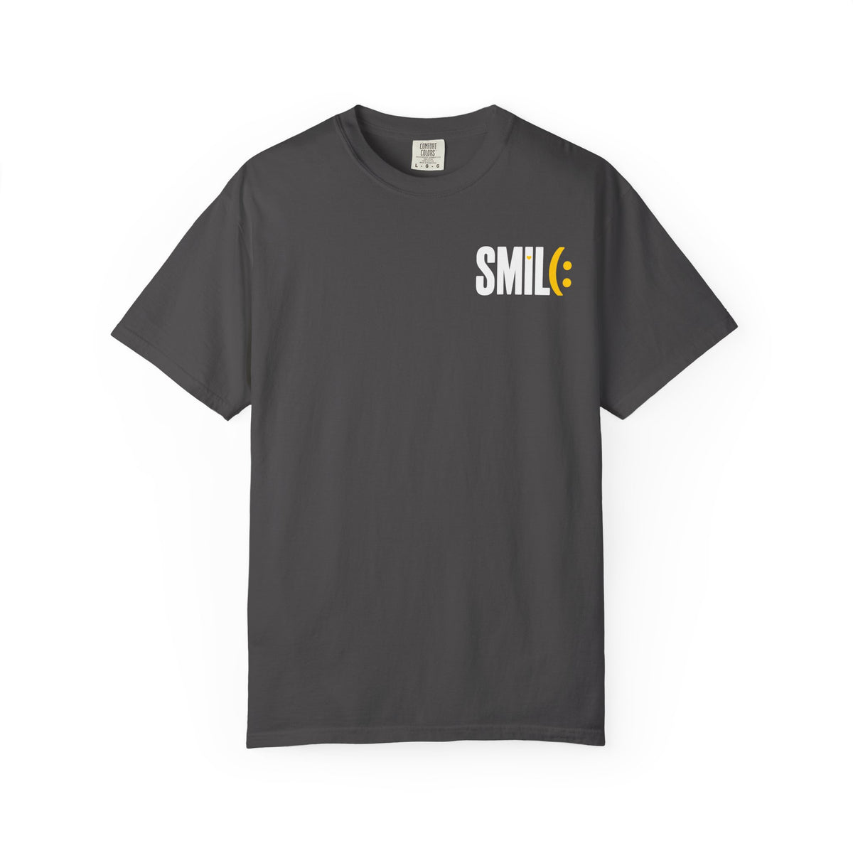 SMILE IT’S FREE! Front-and-Back Garment-Dyed Tee