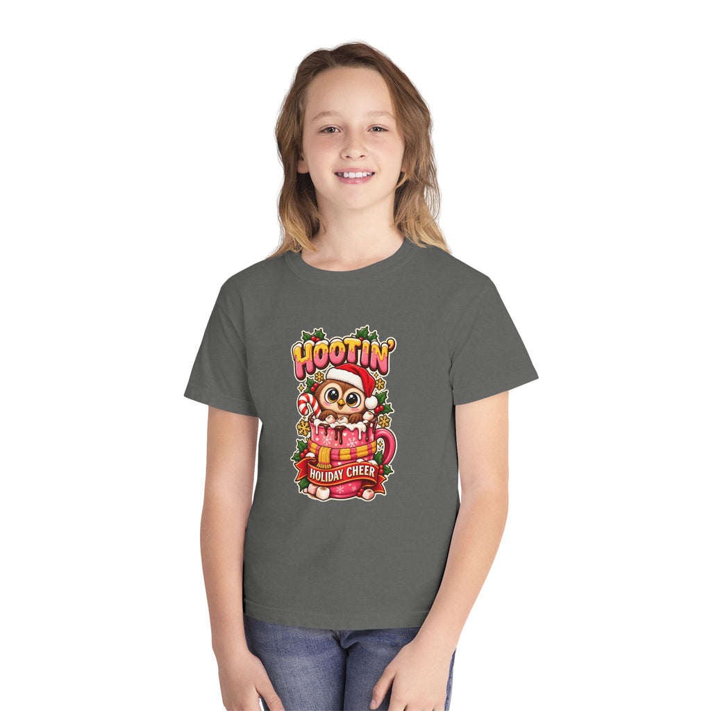 Hootin’ Christmas Cheer Youth Tee