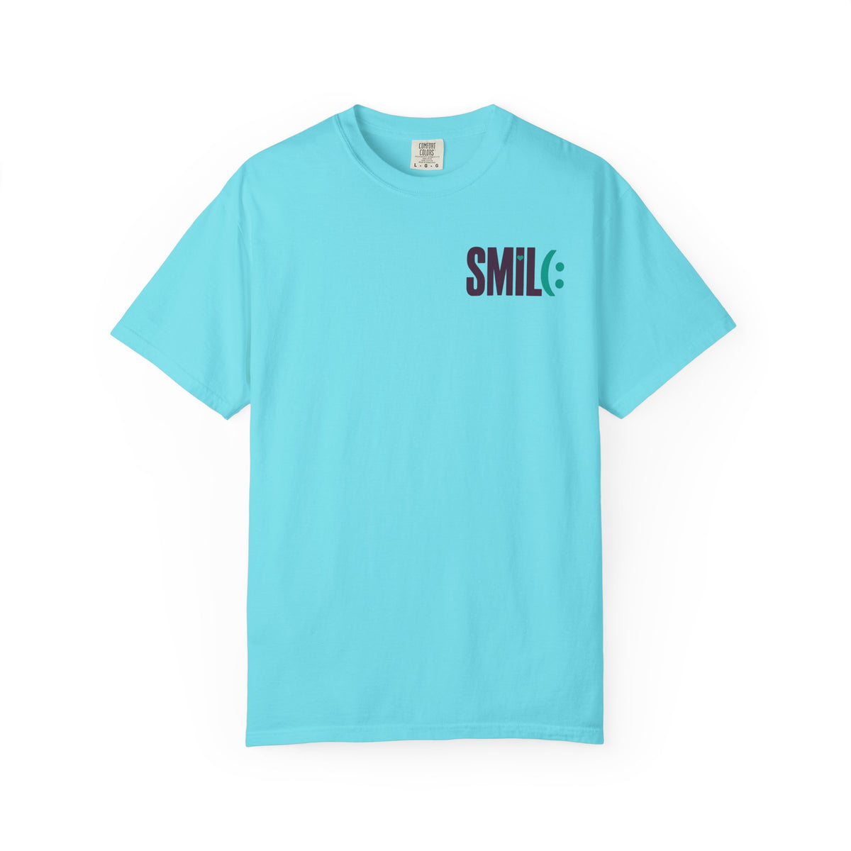 SMILE IT’S FREE! Front and Back Garment-Dyed Tee