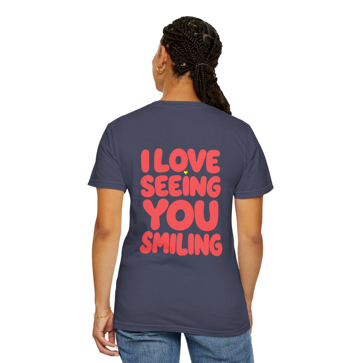 Hi Lovely Human Navy Garment-Dyed Comfort Colors® T-Shirt