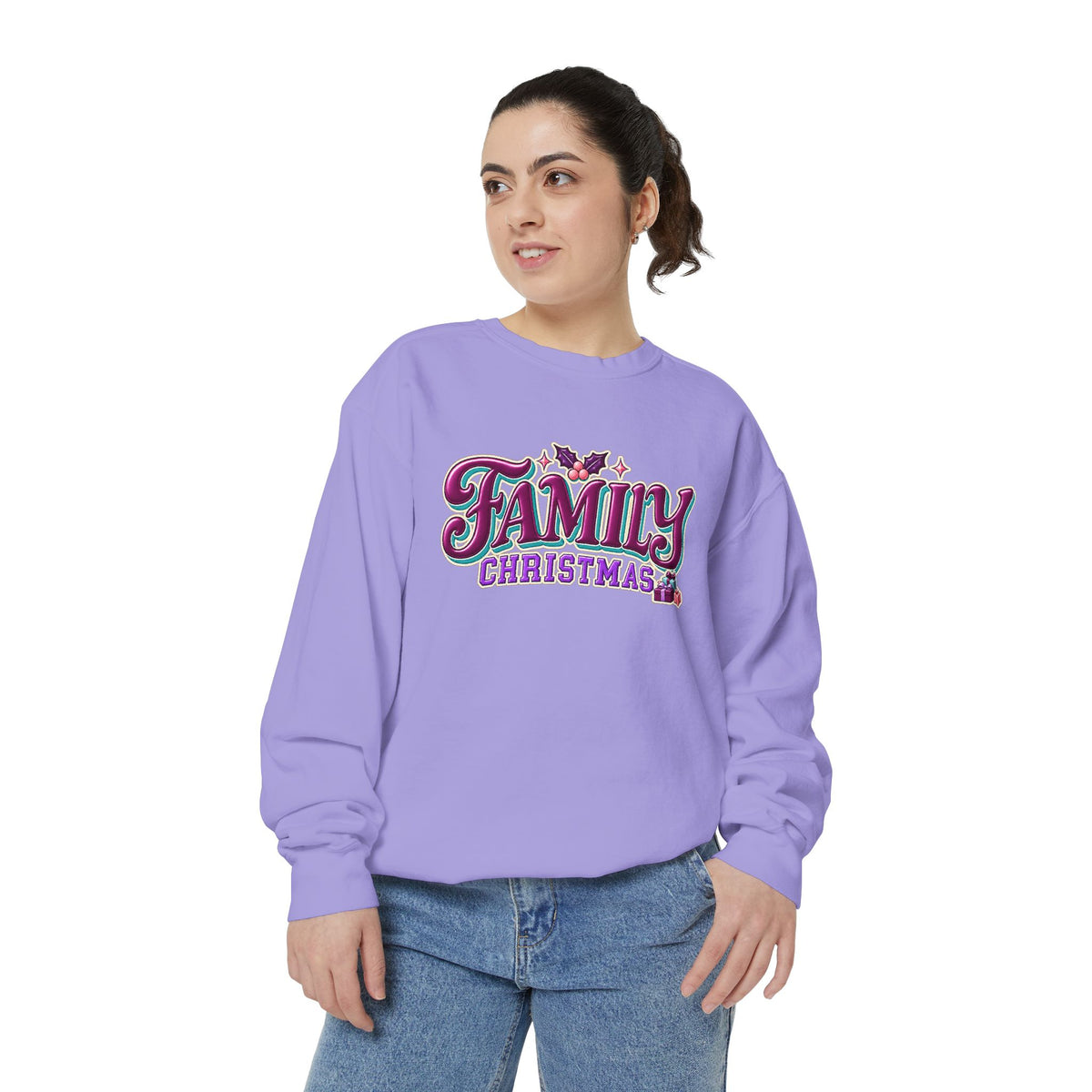 Family Christmas Retro Holiday Sweatshirt