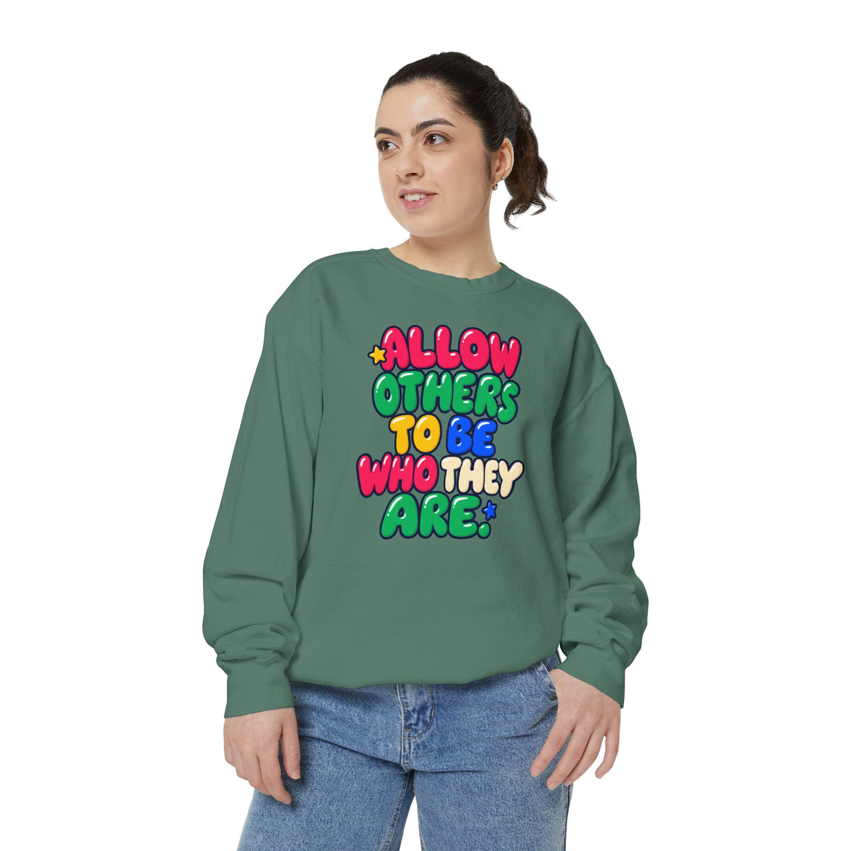 Allow Others to Be Who They Are Sweatshirt | Kindness & Acceptance Crewneck 🌼💛