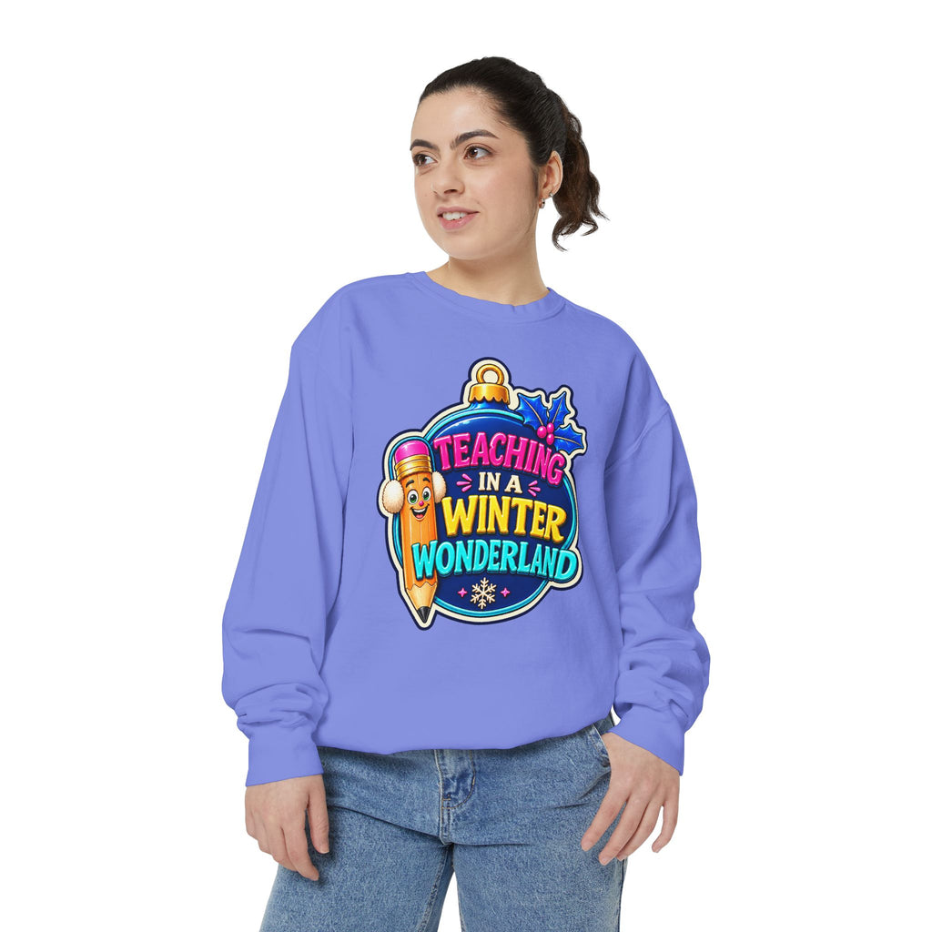 Teaching in a Winter Wonderland Christmas Sweatshirt