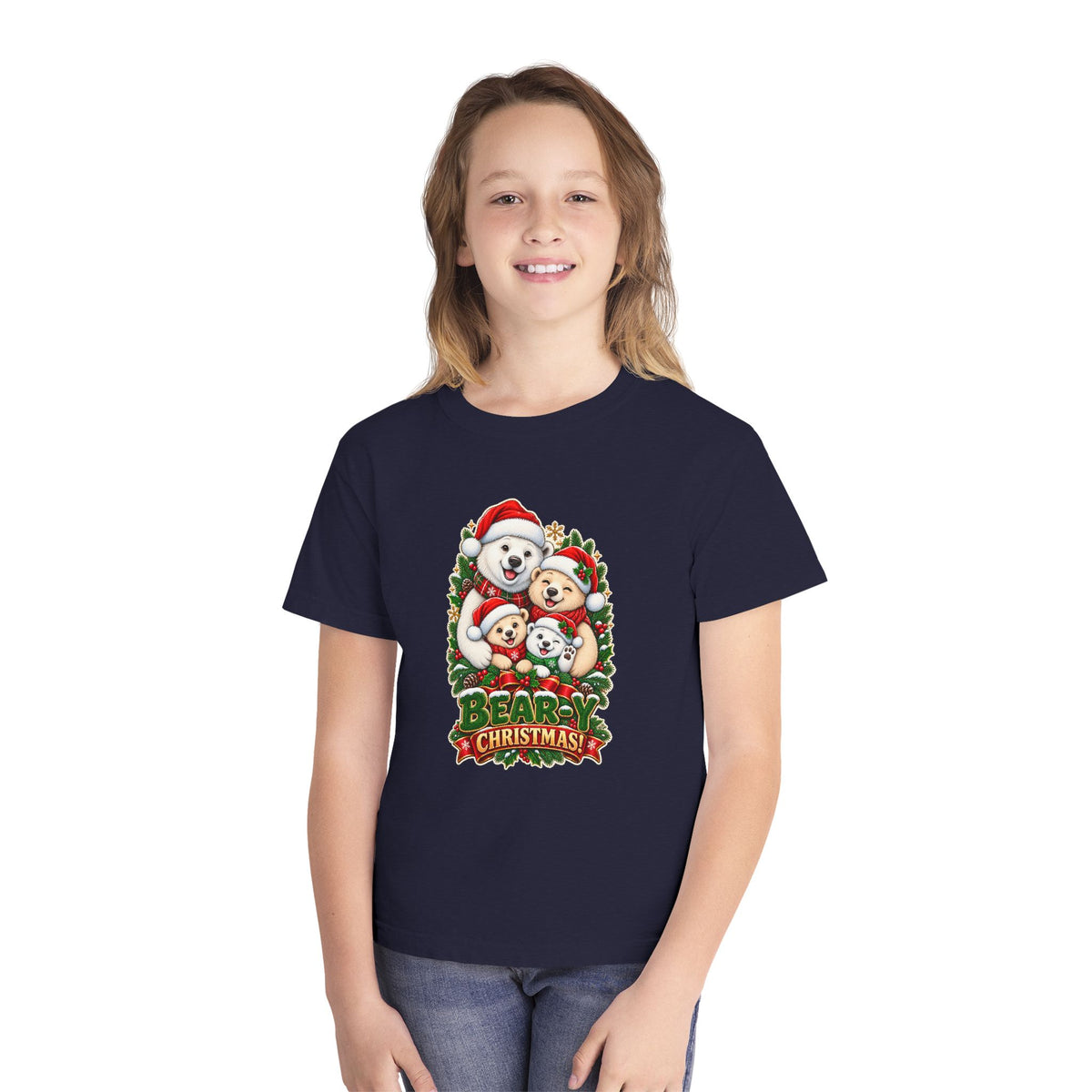BEAR-Y Christmas Youth Tee