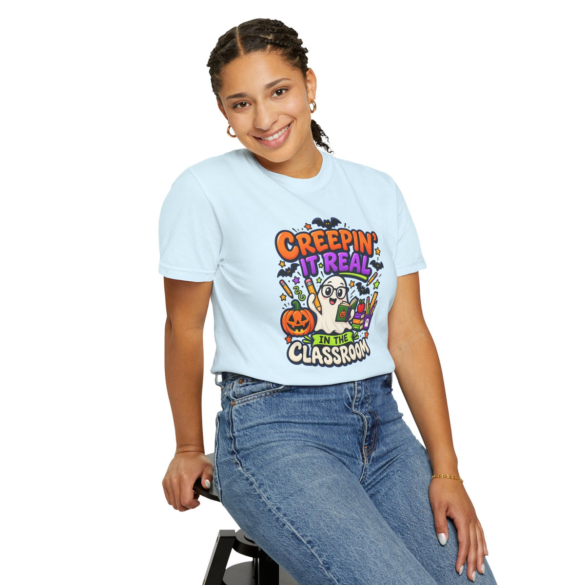 Creepin' It Real in the Classroom Halloween T-Shirt