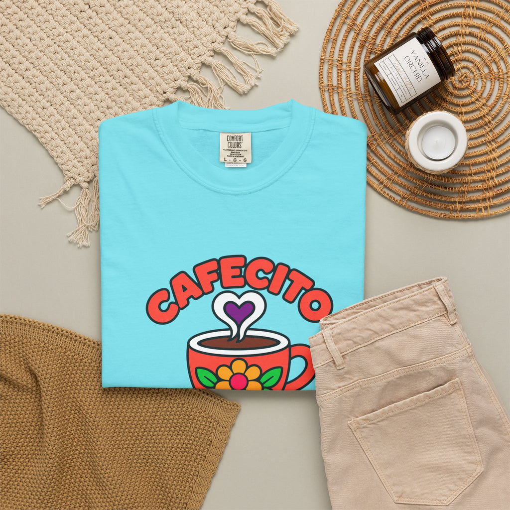 Cafecito Y Cultura Heavyweight Tee ☕🌼