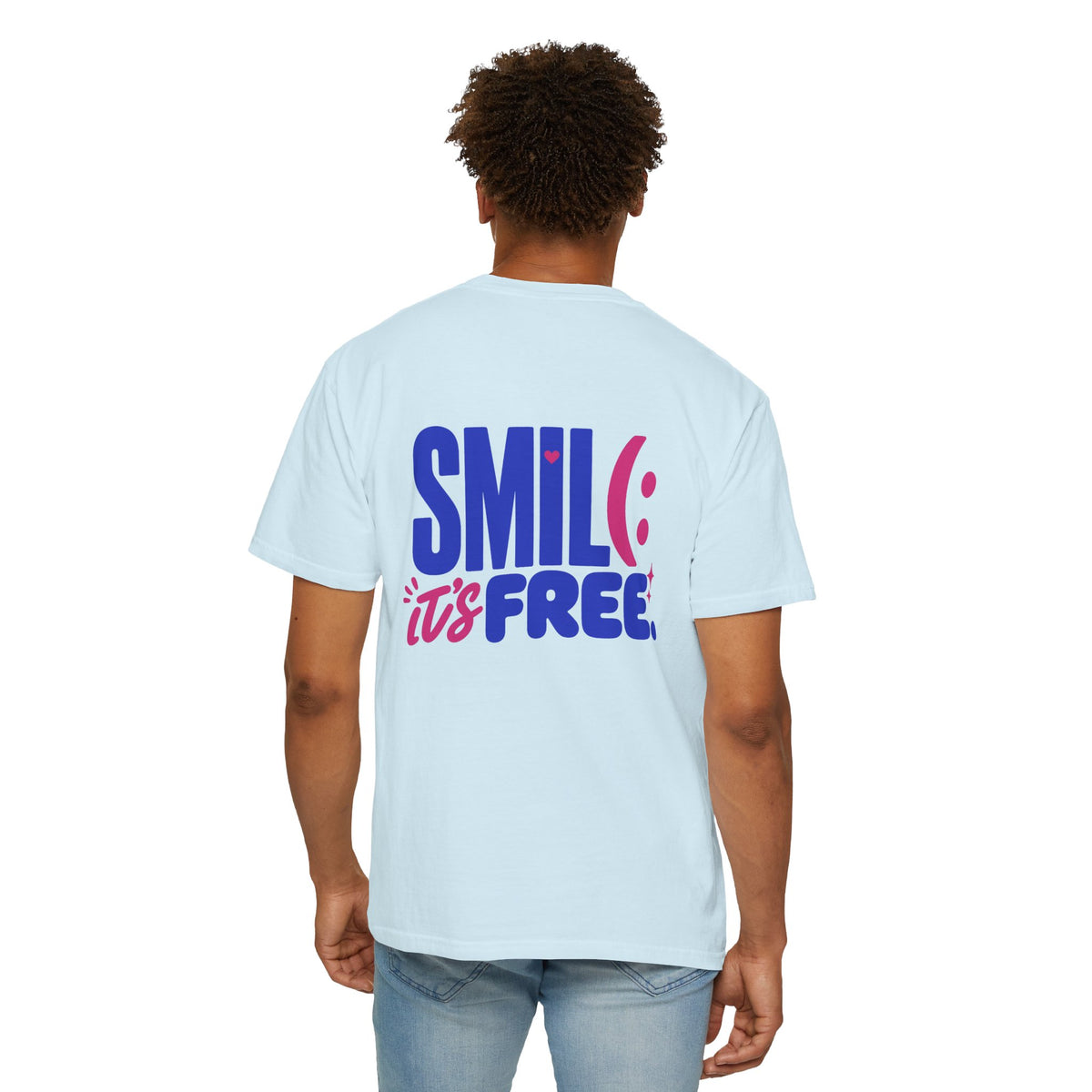 SMIL(: It’s Free Garment-Dyed Graphic Tee