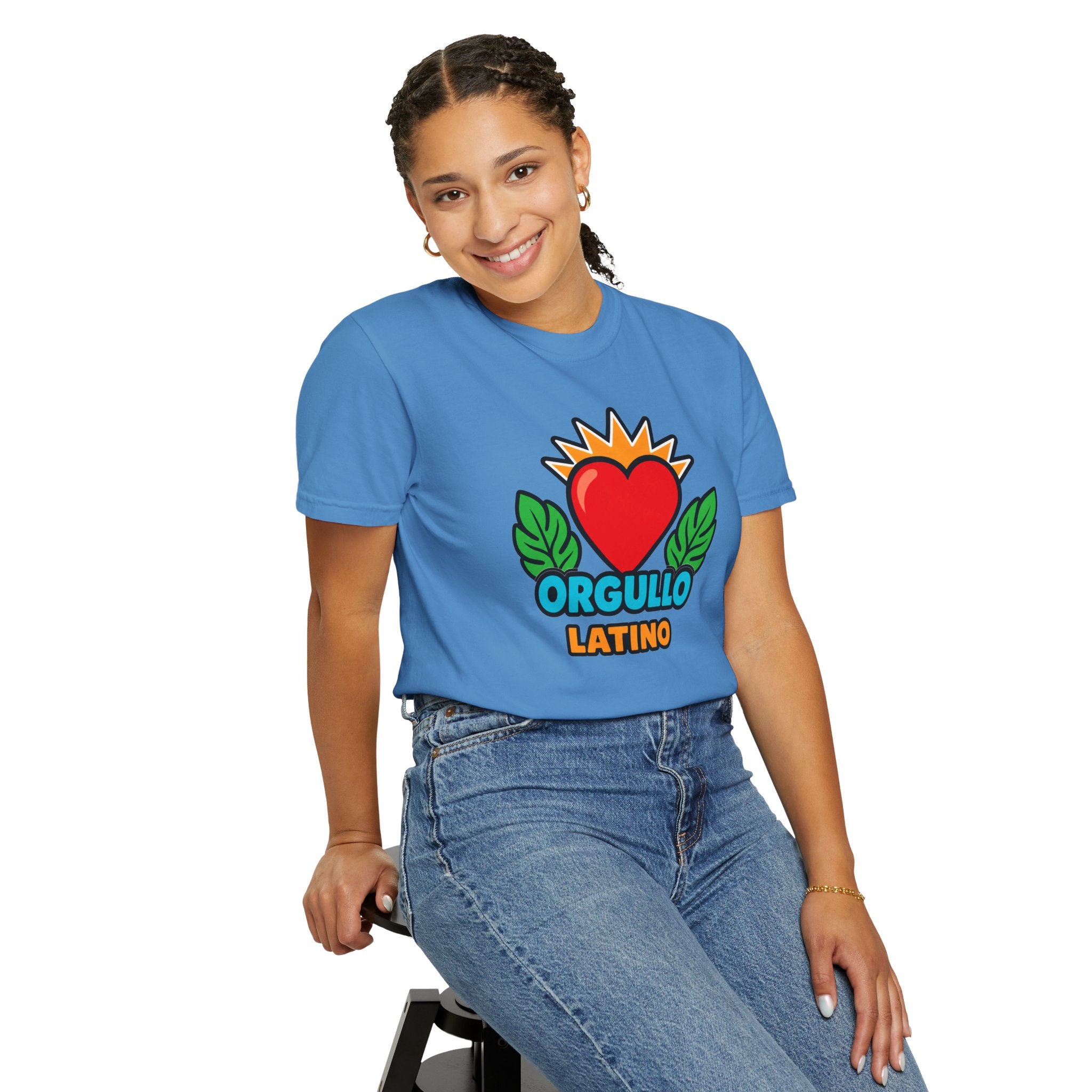 Orgullo Latino Heritage Heavyweight Tee ❤️🌿