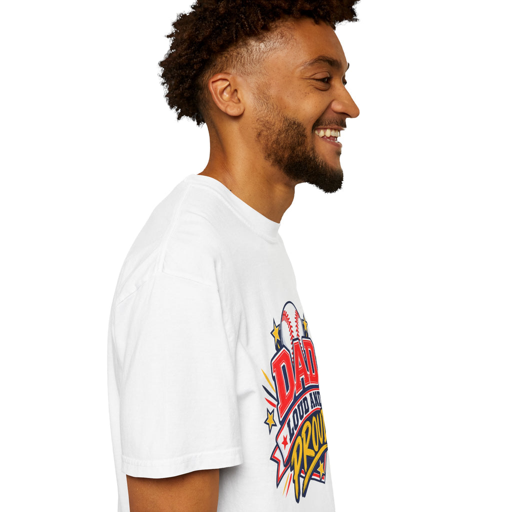 Baseball Dad Loud and Proud Comfort Colors® Tee ⚾️⭐