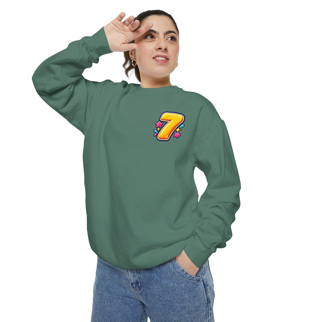 Seven Has “Even” in It, That’s Odd Sweatshirt | Funny Number 7 Crewneck 7️⃣🤔