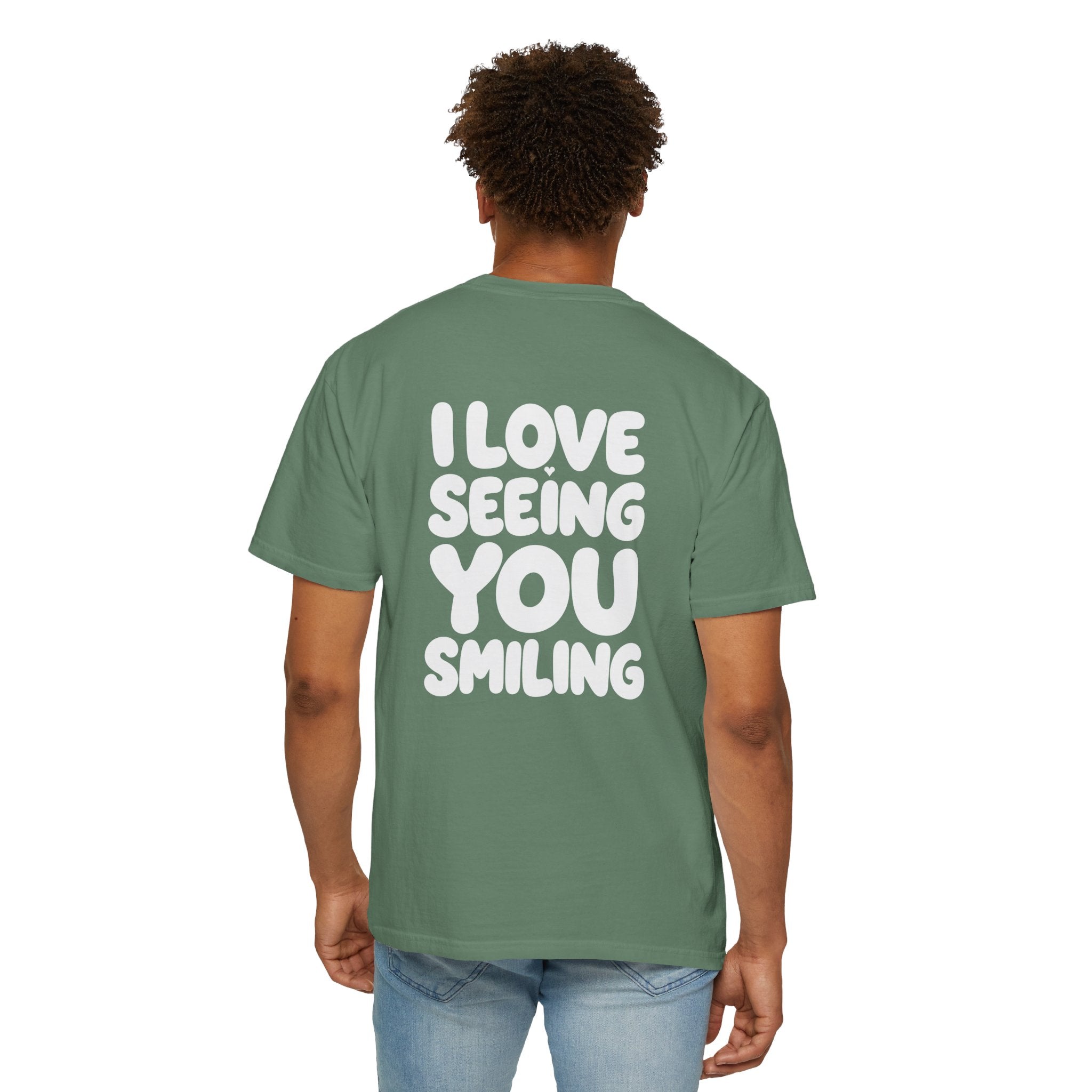 Hi Lovely Human — Inspirational Garment-Dyed Adult T-Shirt