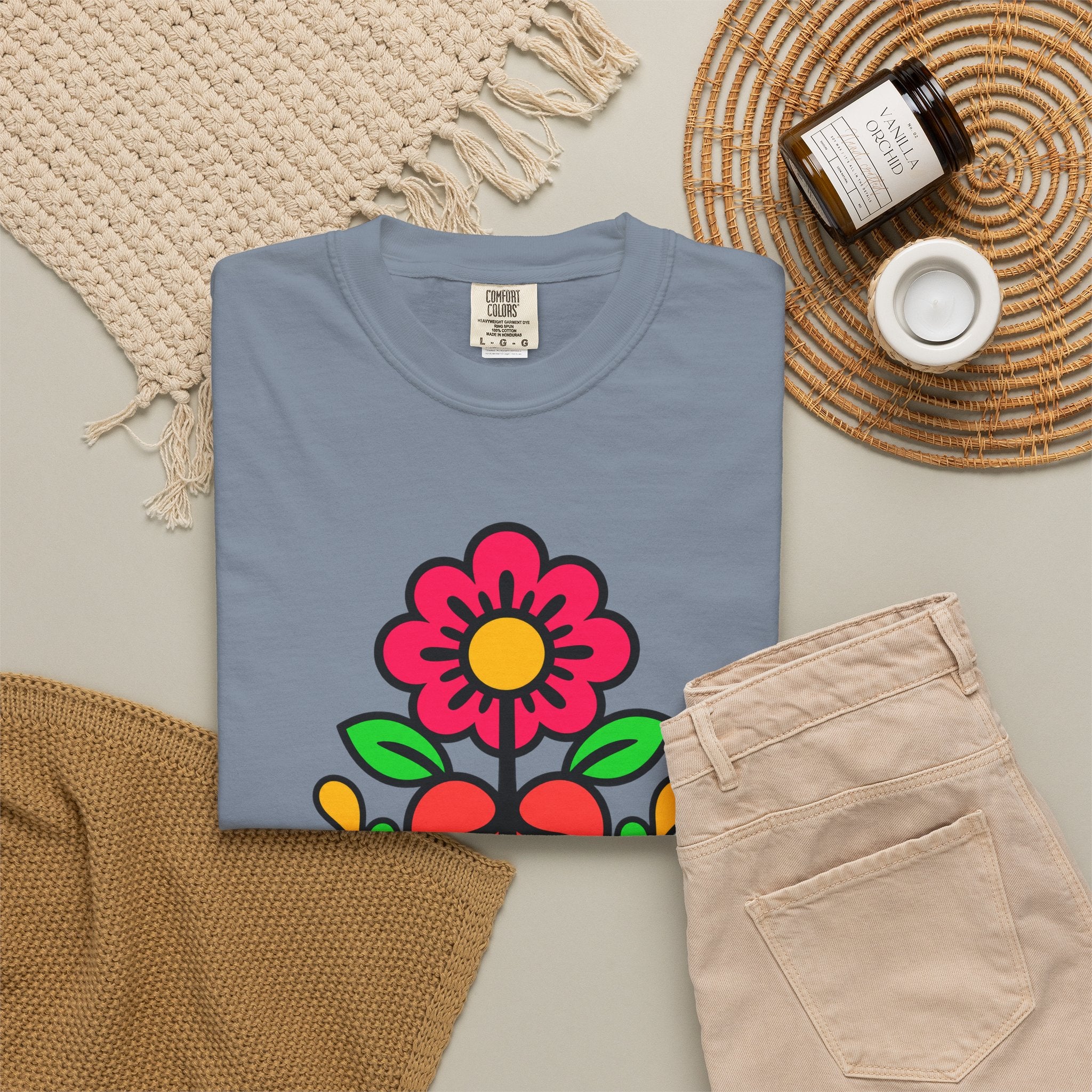 Raíces Fuertes Latino Heritage Heavyweight Tee 🌺❤️