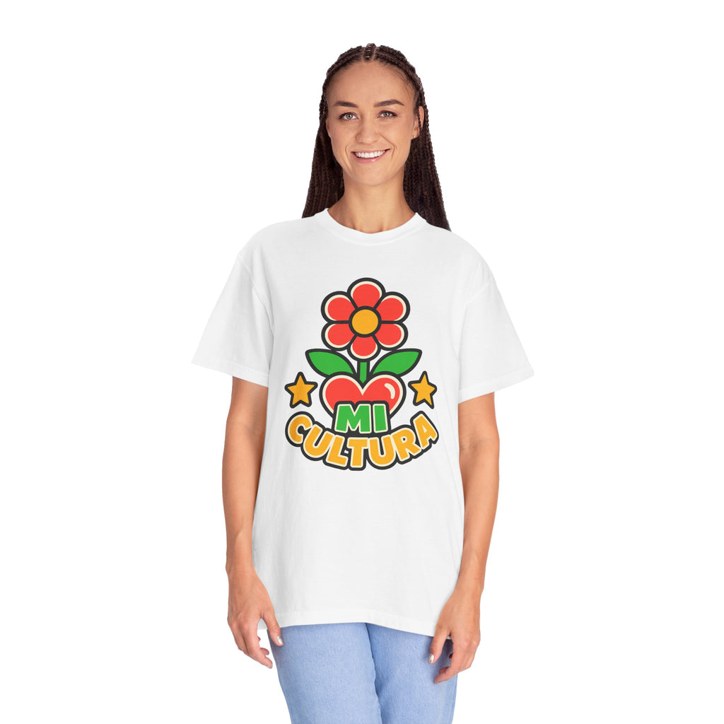 Mi Cultura Latino Heritage Heavyweight Tee 🌺❤️
