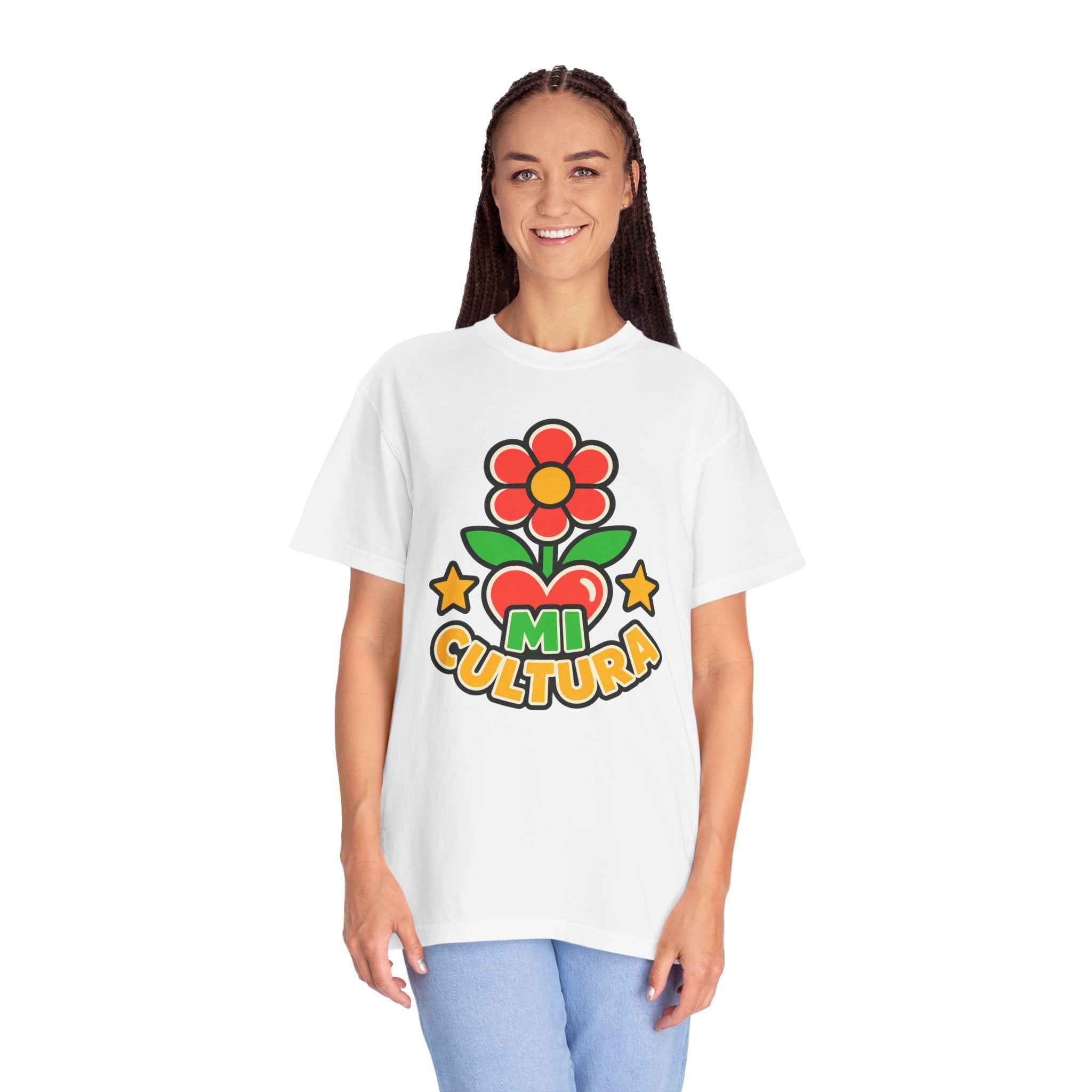 Mi Cultura Latino Heritage Heavyweight Tee 🌺❤️
