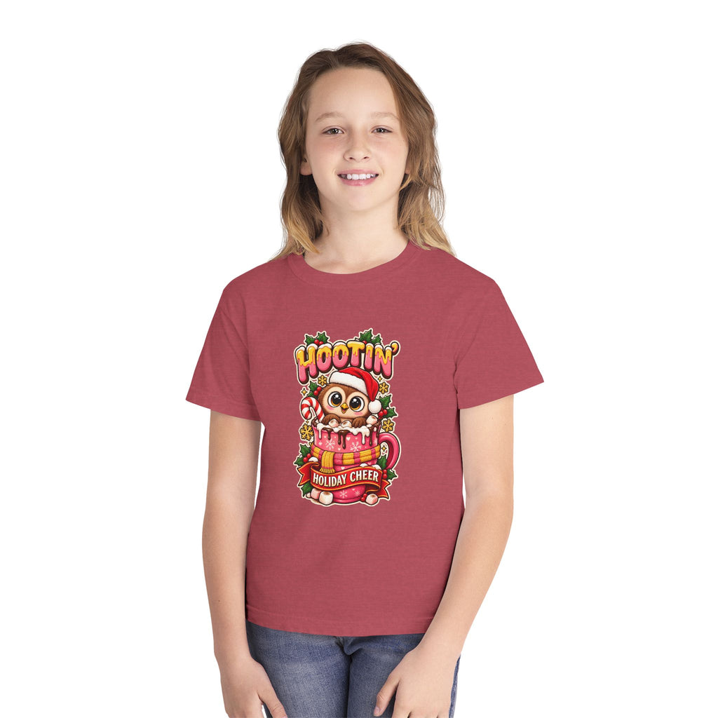 Hootin’ Christmas Cheer Youth Tee