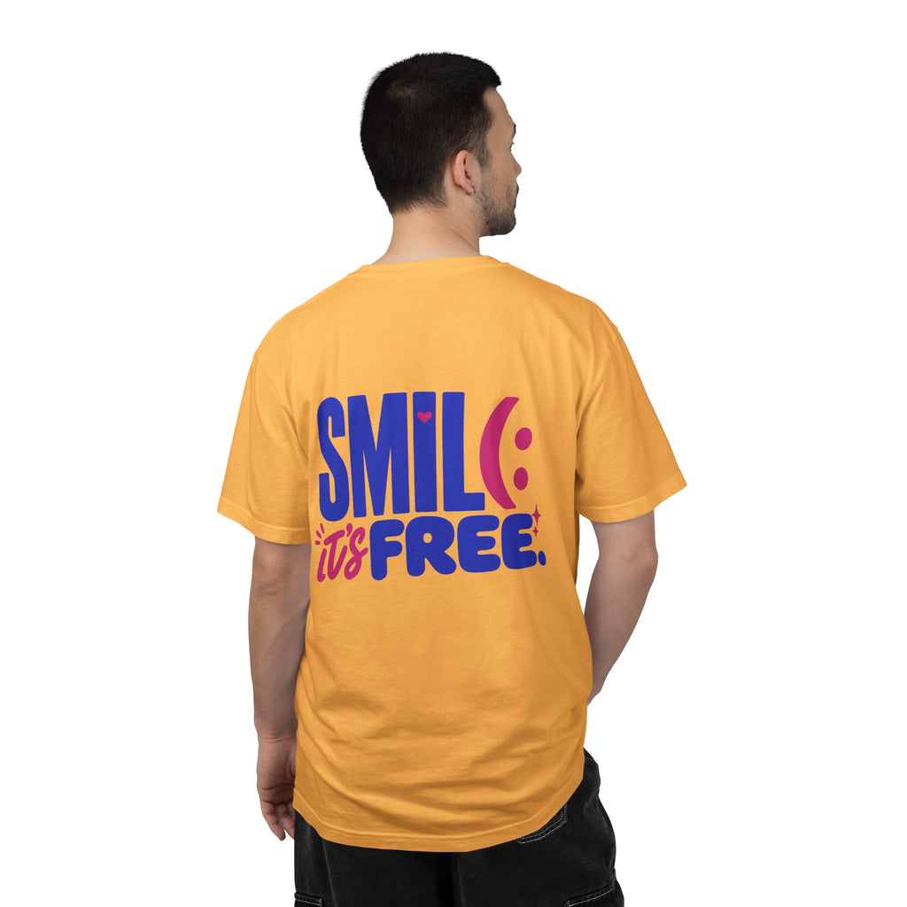 SMIL(: It’s Free Garment-Dyed Graphic Tee