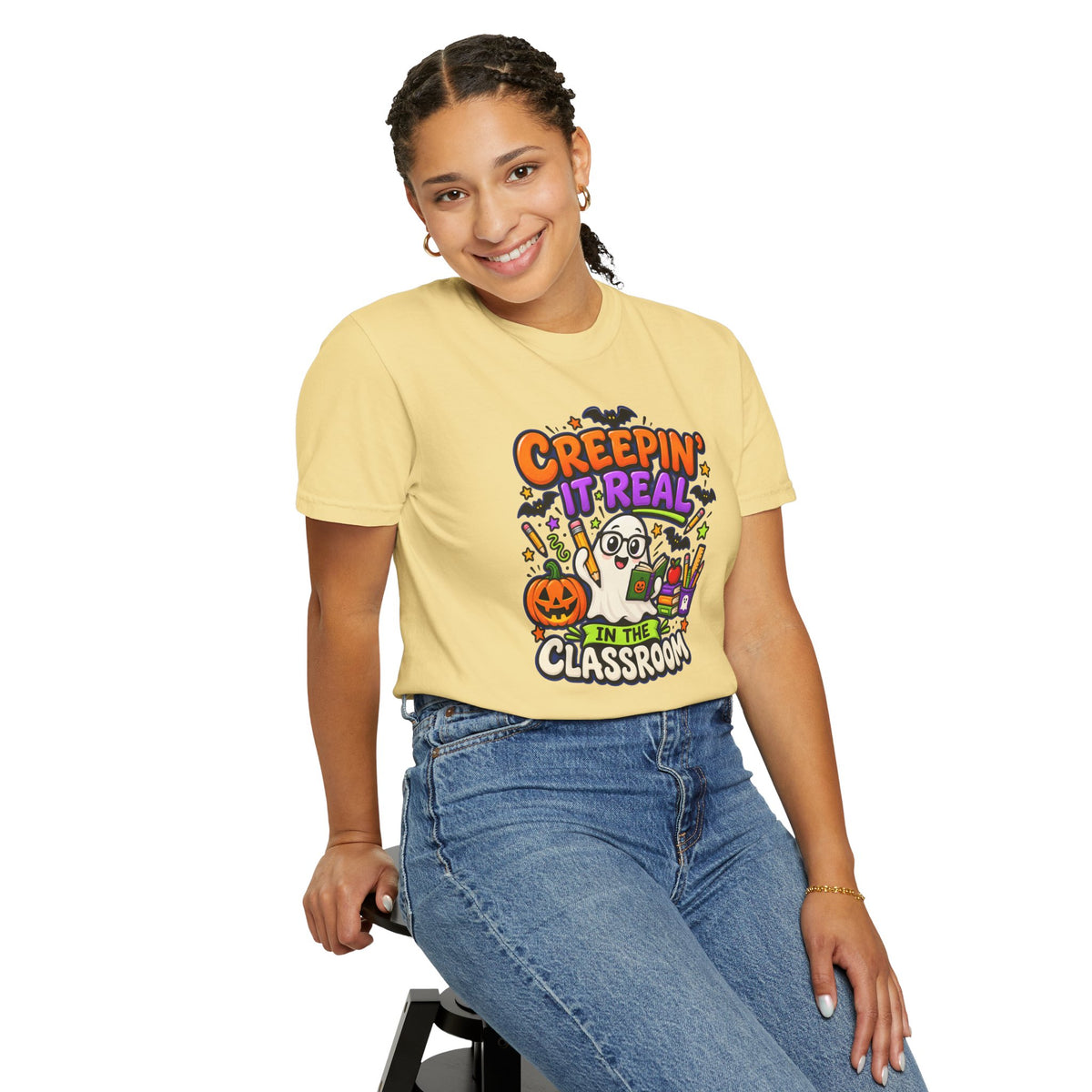 Creepin' It Real in the Classroom Halloween T-Shirt