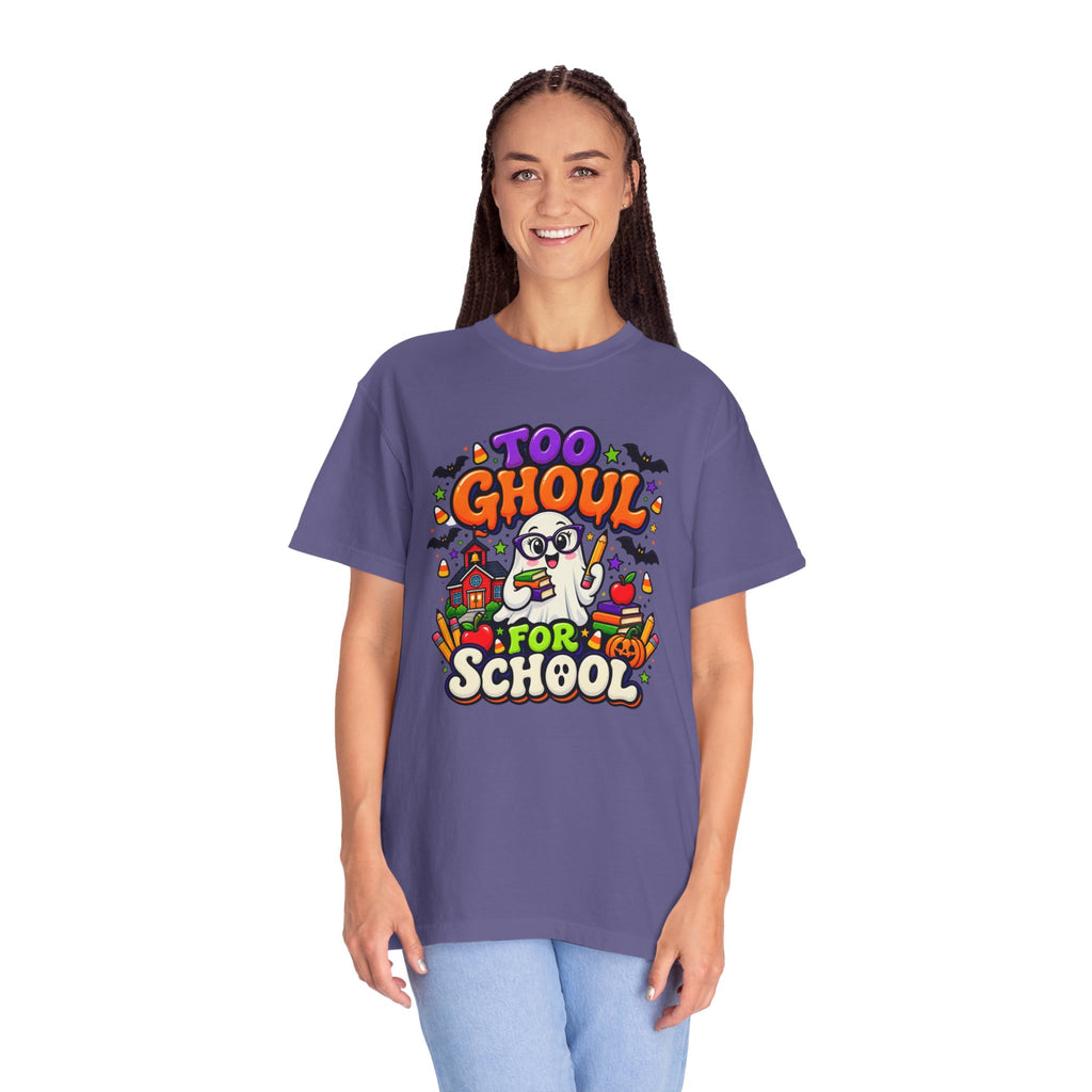 Too Ghoul for School T-Shirt — Cute Halloween Ghost Back-to-School Tee
