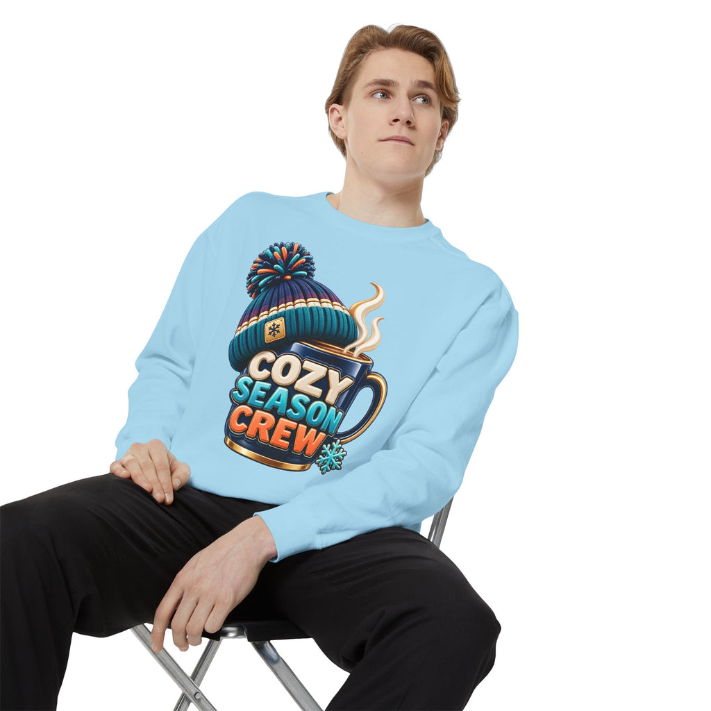 Cozy Season Crew Coffee Lover Sweatshirt ☕️❄️ | Winter Coffee Graphic Pullover