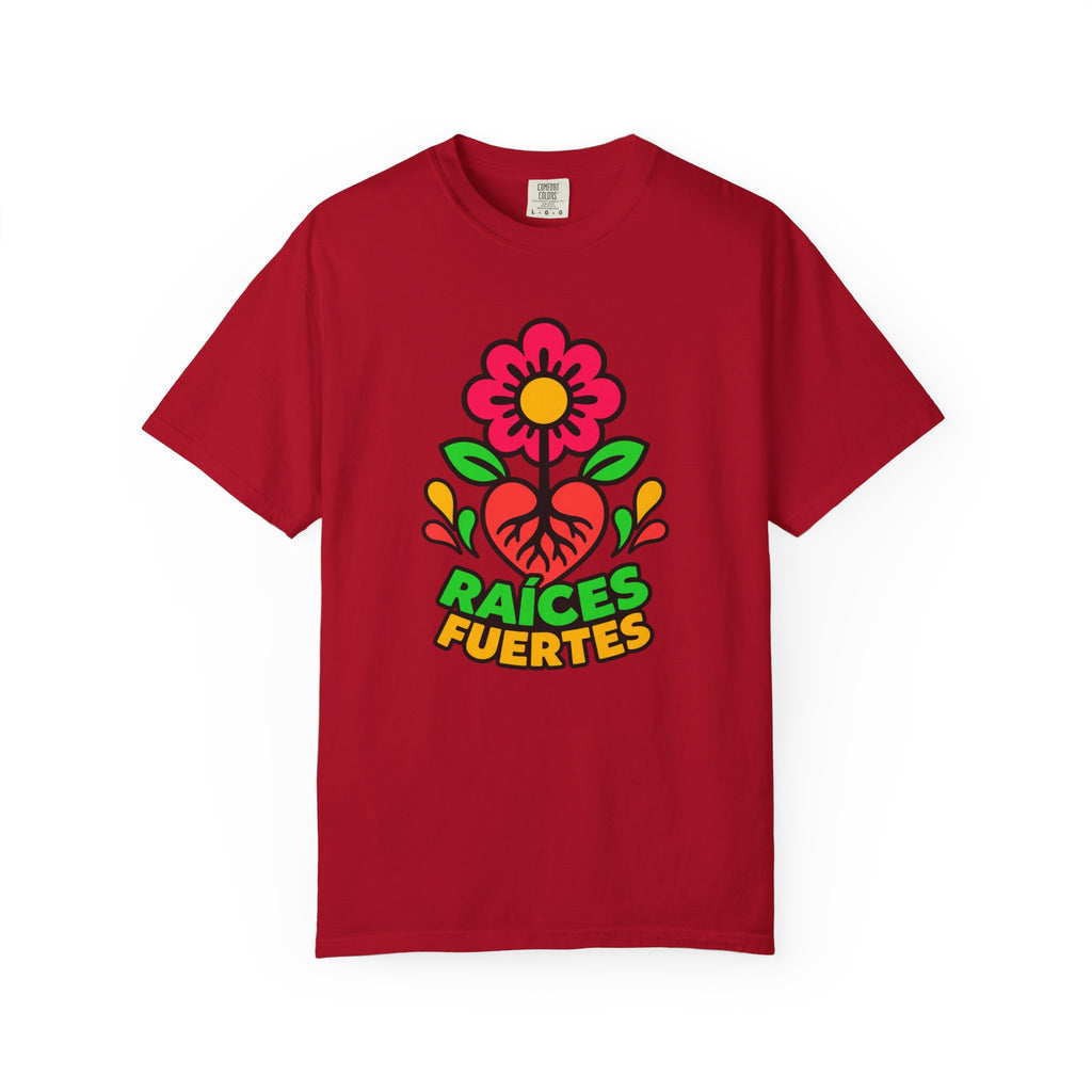 Raíces Fuertes Latino Heritage Heavyweight Tee 🌺❤️